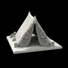 acampar decoración b503 3d print model - Mito3D