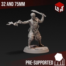 bashir khan - expedition underworld loot studios tabletop epic fantasy game hero rpg miniature boardgame dungeonsanddragons roleplaying wargame d&d 3d print model - Mito3D