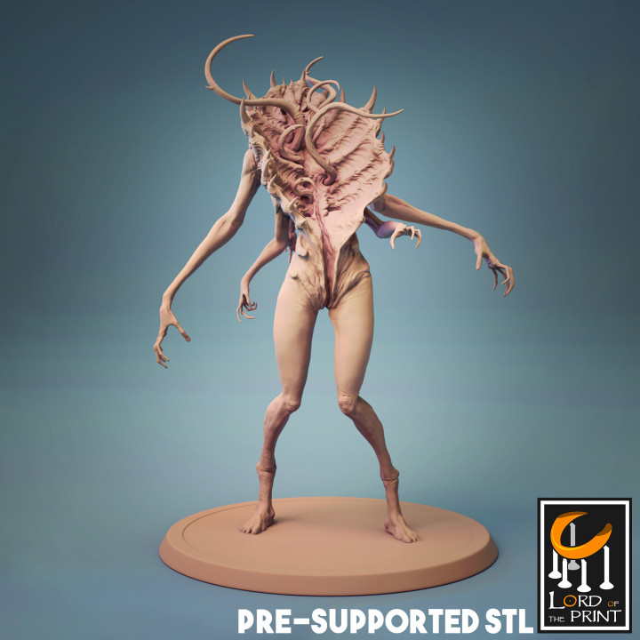 vaginador mesa criatura monstruo Siniestro vagina 3D print model - Mito3D