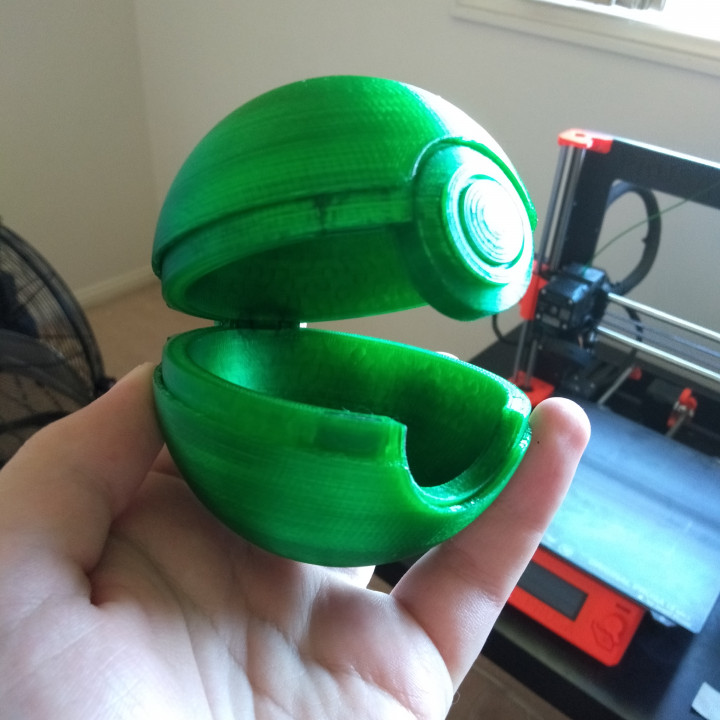 pokeball palla Pokemon puntello colpire 3D print model - Mito3D