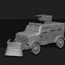 mrap vehicle wargaming miniature fallout scifi tabletop foundry sarks 3d print model - Mito3D