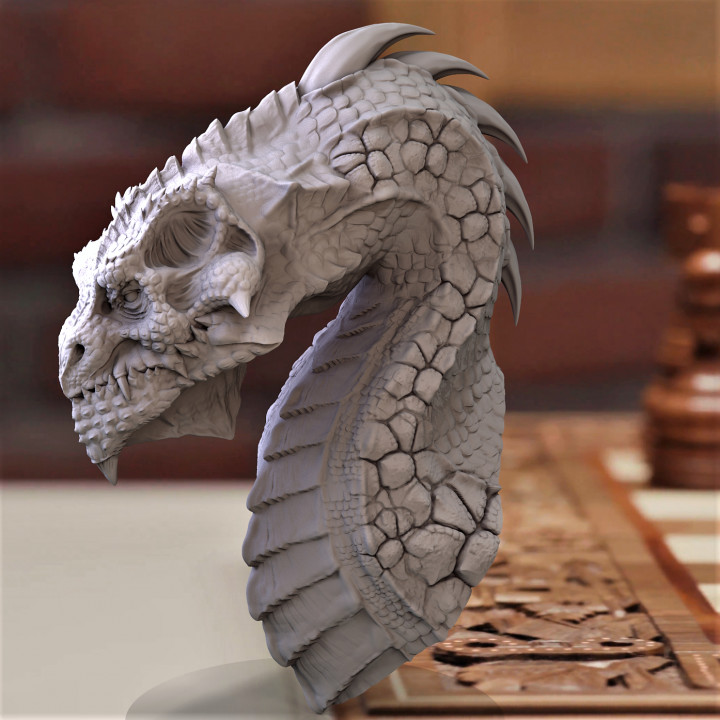 Kasım Ejderha mağaza ejderhalar dnd kafası Dragonbust 3D print model - Mito3D