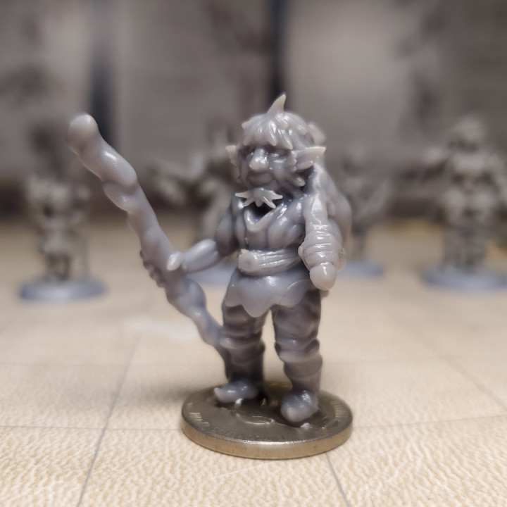 firbolg nomad forest troll ranger druid woodland wanderer 3D print model - Mito3D