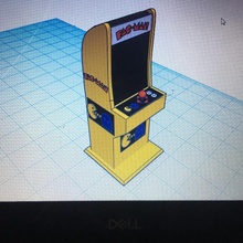 mini pac man arcade macchina Joe biden 3d print model - Mito3D