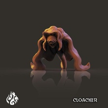 cloacker boutique Dieu monstre rpg miniature table dnd éclaireur jeux fonderie estropié paralységodfoundry 3d print model - Mito3D