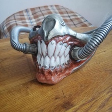 imortano joe mascarar afiado dentes Mad Max imortal 3d print model - Mito3D