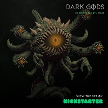 gözlemci karanlık tanrılar iblis 40k canavar ejderhalar Zindanlar fantezi gerçekçi Warhammer kötü arka plan programı balçık kaos kalite nurgle seyirci çürük çürümek 3d print model - Mito3D