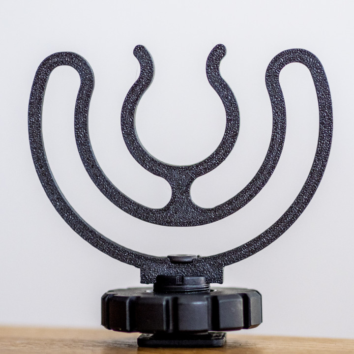 videomicro rycote lyre replacement mount shock 3D print model - Mito3D