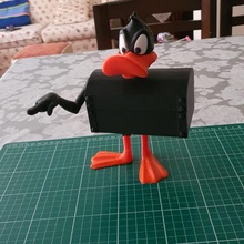 daffy canard boîte gif 3d print model - Mito3D