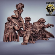 loutre lanceurs sorts pré prise charge table animal mignonne fantaisie rpg sorcier roulette donjons Dragons épeler dnd populaire éclaireur jeux humblewood 3d print model - Mito3D