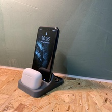 iphone Airpods Profi Stand iPhone Dock 11 iphonepro airpodspro 3d print model - Mito3D