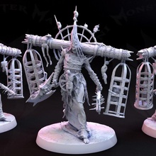 executioner pose 1 tabletop gaming grim rpg undead death evil reaper torture d&d dnd homebrew 3d print model - Mito3D