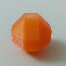 cuboctahedron dodecaedro rómbico educación 3d print model - Mito3D