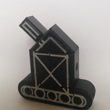 tank cube 3d print model - Mito3D