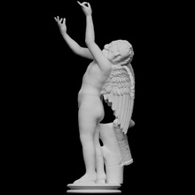 eros cupid god love scan sculpture 3dprintable 3d print model - Mito3D
