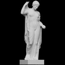 Afrodite dea amore Venere genetrix genere scansione scultura marmo louvre 3dprintable 3d print model - Mito3D