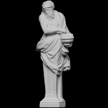 kış taramak heykel mermer Louvre 3dprintable 3d print model - Mito3D