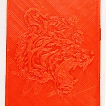 tribal tiger iphone cover gadgets & electronics competition-iphone-case-competition ninjaflex 3d print model - Mito3D