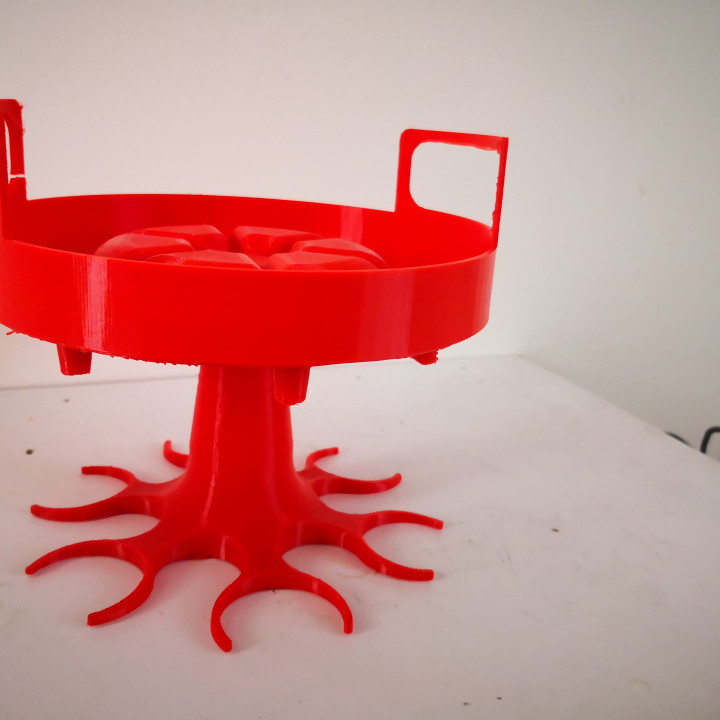 boisson coup distributeur bar fête vin Tequila Rhum tir verre rouge 3D print model - Mito3D