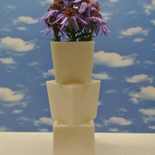 multilevel vase & garden 3d print model - Mito3D