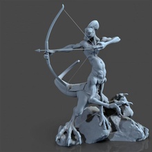 alien archer tabletop creature fantasy warrior mars 3d print model - Mito3D