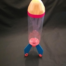 ıslık çalma şişe roket temel Su 2litre 3d print model - Mito3D