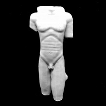 kouros fragment national archaeological museum athens greece scan 3d print model - Mito3D