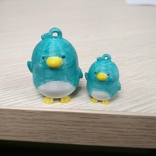 réel manchot porte clés fan art sumikkogurashi Sanrio realpenguin pingouinreal 3d print model - Mito3D