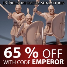 Roma Haslati Eğitim Antik Ordu Yunan ışık modüler savaş oyunları minyatür Gladius piyade lejyon pilum 3d print model - Mito3D