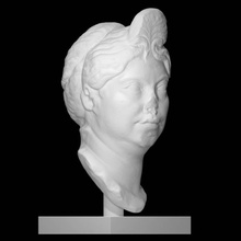 elderly woman metropolitan museum art york scan 3d print model - Mito3D