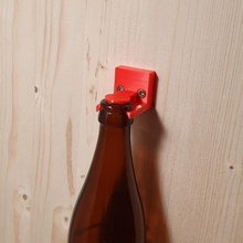 bottiglia titolare supporto 3d print model - Mito3D