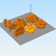 rise huexili props set store modular terrain minis openlock 3d print model - Mito3D