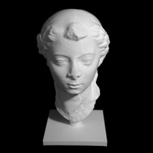 Marmor portrait head girl metropolitan museum Kunst york scan 3d print model - Mito3D