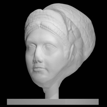 marble portrait matidia metropolitan museum art york scan 3d print model - Mito3D