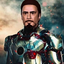 Tony sert baş openfigure3d Demir adam aksiyon şekil hayret oyuncak vermek Adam Tonystark mcu Robert Downey iron man 3d print model - Mito3D