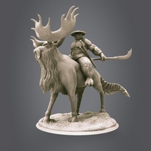 forest guardian mounted store dnd 3d print model - Mito3D