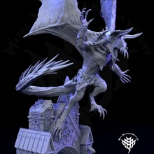 vampire dragon tabletop bat beast children wings night d&d dnd homebrew 3d print model - Mito3D