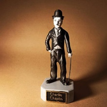 charlie chaplin miniatura figurilla mini tributo Charlie Chaplin 3d print model - Mito3D