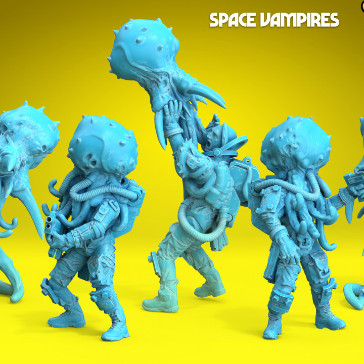 espaço Vampiros tampo mesa estrangeiro monstro scifi 3D print model - Mito3D