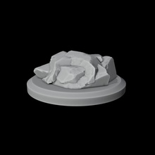 pedra base rpg martelo guerra miniatura tampo mesa jogo d descobridor ttrpg ajudante 3d print model - Mito3D