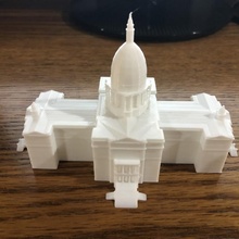 Michigan Capitole bâtiment architecture Renaissance néoclassique lansing chapitres 3d print model - Mito3D