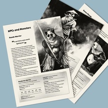 edizione regole supplemento dnd 5e PDF negozio panda statblock 3d print model - Mito3D