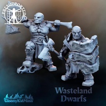 wastland dwarfs male store 3d print model - Mito3D