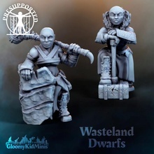 wastland dwarfs female store 3d print model - Mito3D