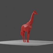 poli zürafa 3d print model - Mito3D
