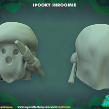 spooky shroomie miniature store cute dragons dungeons monster wargaming boardgames boardgame mushroom tabletop edition dnd 5th pathfinder myconid 5e 3d print model - Mito3D