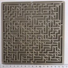 Labyrinthe étage 1 carré facile boutique stl mur pla labyrinthe petg couloir 3d print model - Mito3D