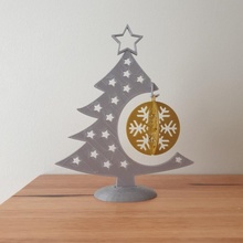 Navidad chuchería monitor árbol decoración fácil ornamento bonita apoya 3d print model - Mito3D