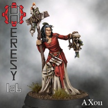 heresylab - ax014 witch tabletop mordheim warhammer fantasy axia warband warrior d&d dungeon adventurers dragons 3d print model - Mito3D