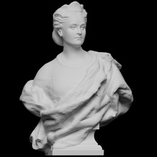 prenses Mathilde taramak büst kadın heykel mermer 3dprintable 3d print model - Mito3D